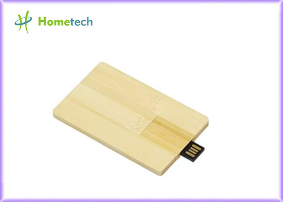 USB-flashstation van de het Bamboe het Houten Kaart van 8-16MB/S 32GB