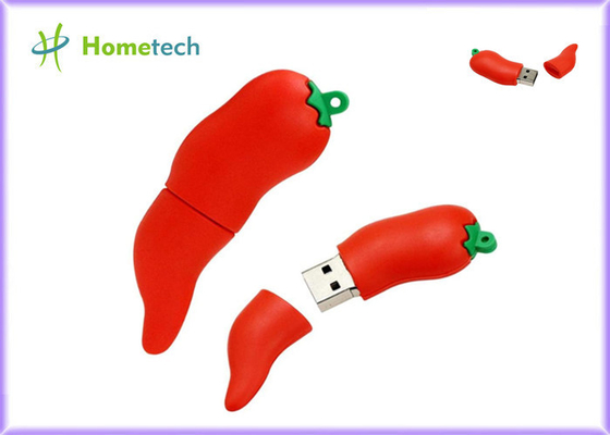 Chili Pepper Shaped-pvc 32GB USB Pen Drive For Promotion Gift
