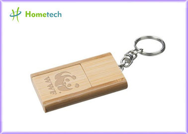 Hoge snelheid 2.0 Houten USB-Flitsaandrijving 8GB 4GB graveert Bamboe