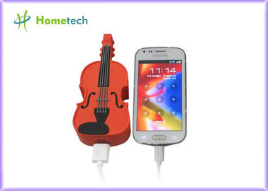 Van de de Gitaar Mobiele Batterij van pvc de Unieke Reservelader Universeel Compact USB